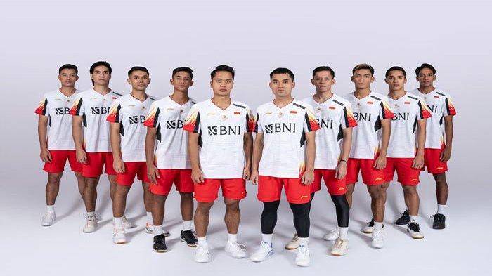 Tim badminton Indonesia yang tampil di Thomas Cup 2024 