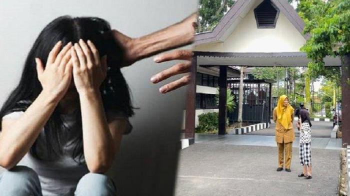 PELECEHAN UPT PSA - Ilustrasi kekerasan anak (kiri) | Kondisi kantor Unit Pelaksana Teknis (UPT) Panti Sosial Anak (PSA) Dinas Sosial Provinsi Kalimantan Barat (Dinsos Kalbar) di Jalan Uray Bawadi, Kota Pontianak, Senin 30 Juni 2025. Polisi berhasil mengungkap dua fakta baru di pusaran kasus oknum PNS UPT PSA Dinsos Kalbar berinisial SU (50) yang diduga mencabuli anak asuh.