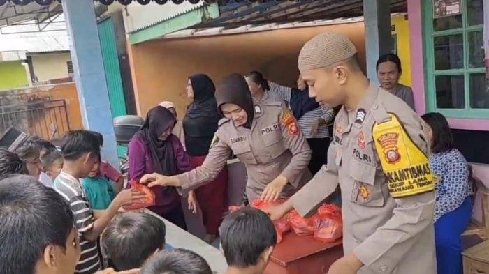 Anggota Bintara Polisi Angkatan 35 dan 40 (DIKTUK BRIG POLRI TA. 2011, laksanakan kegiatan Bakti Sosial dan Sukuran dalam rangka memperingati 13 tahun pengabdiannya, Jumat 27 September 2024.