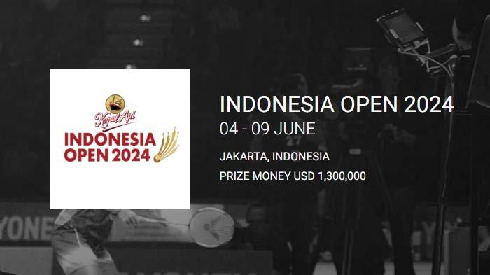Logo BWF Kapal Api Indonesia Open 2024
