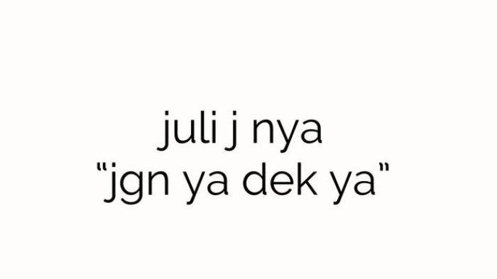 Salah satu contoh meme dari kata yang viral 'Jangan Ya Dek Ya' di X. Kata tersebut mendadak viral bahkan di media sosial selain TikTok. Ini arti dan asal usul kata 'Jangan Ya Dek Ya'.