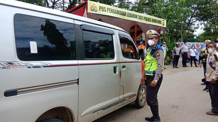 Personel Jaga Pintu Masuk Kubu Raya, Empat Posko Penyekatan Sudah ...