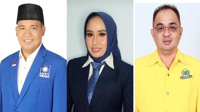 Kolase Hendegi Januardi Usfa Yursa, Widya Hastuti dan Taufik Pimpinan DPRD Melawi 2019-2024