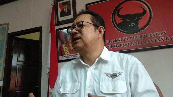 Ketua Fraksi PDI Perjuangan Kalbar, Martinus Sudarno