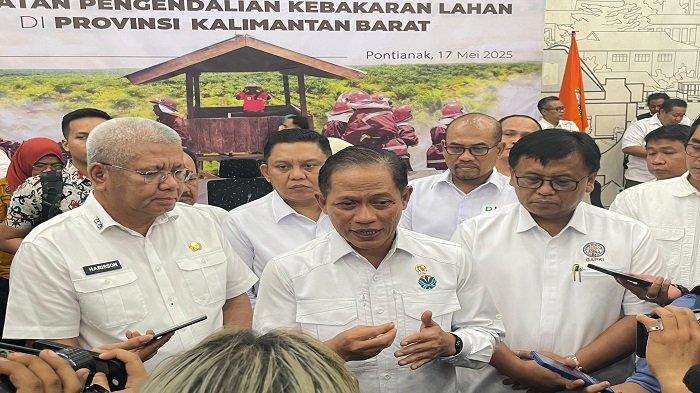 Kalbar Perlu Kesiapsiagaan Ekstra, Menteri LH Apresiasi GAPKI Bisa Jadi Role Model Cegah Karhutla - Tribunpontianak.co.id