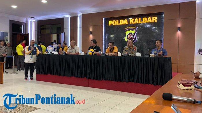 Konfrensi pers persiapan pelaksanaan Proliga 2024 Bola Voli di Pontianak. Rabu 19 Juni 2024. Tribun Pontianak Ferryanto.