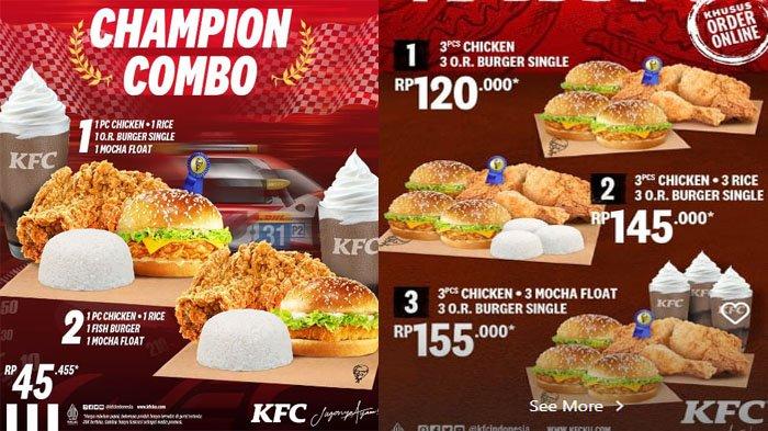 Promo KFC 22 Juni 2022, Menu Baru Burger Party hingga Champion Combo ...