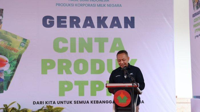 Holding Perkebunan Nusantara PTPN III (Persero) melalui Sub Holding PTPN IV PalmCo mendukung program Gerakan Cinta Produk PTPN di Pekanbaru, Provinsi Riau.