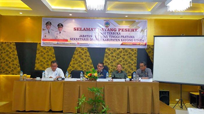 Seleksi terbuka jabatan pimpinan tinggi Pratama sekretaris Daerah Kabupaten Kayong Utara.