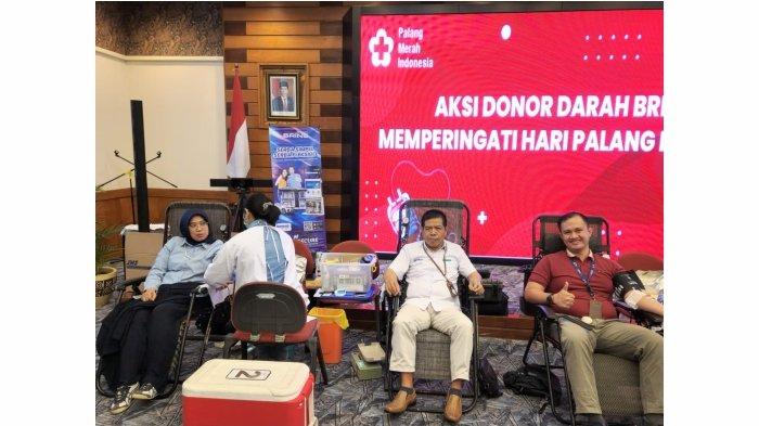 Peringati HUT PMI BRINS Bandung Menggelar Aksi Donor Darah