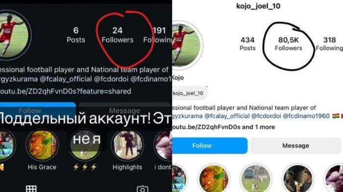Akun Instagram Kojo Joel Striker Muslim Kyrgyzstan Diserbu Netizen Indonesia (Instagram/@kojo_joel_10)