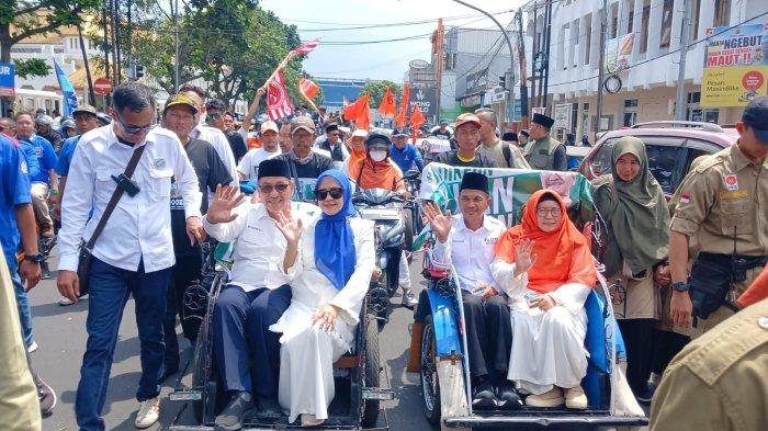 Ivan Dicksan dan Dede Muharram resmi daftarkan diri sebagai pasangan bakal calon ke KPU Kota Tasikmalaya, untuk menjadi kandidat di Pilkada 2024.