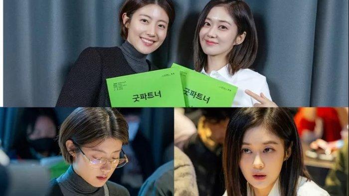 Jung Na Ra dan Nam Ji Hyun sebagai Pemeran Utama Dalam Drama Good Partner Mendatang Terlihat Serius dalam Pembacaan Naskah Drama Pertama Kalinya (Instagram @sbsdrama.official)
