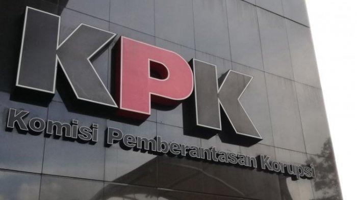 Logo Komisi Pemberantasan Korupsi (KPK) di Gedung KPK. (KOMPAS.com/DYLAN APRIALDO RACHMAN)