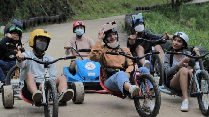 Lug's Gravity, tempat wisata di Lembang yang lagi hits untuk liburan. (Dok. Lug's Gravity via Kompas.com)