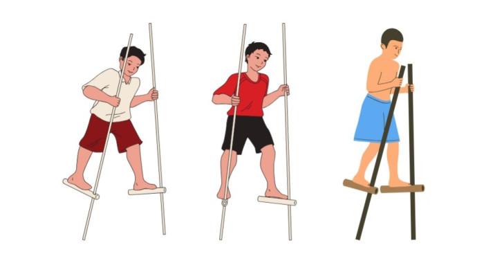 Mengenal Jajangkungan Permainan Tradional yang Kerap Ada saat Perayaan Hari Anak Nasional