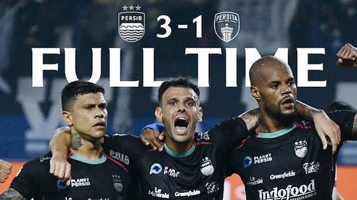 Persib Bandung menyikat Persita Tangerang pada laga di Stadion Gelora Bandung Lautan Api, Minggu 22 Desember 2024.
