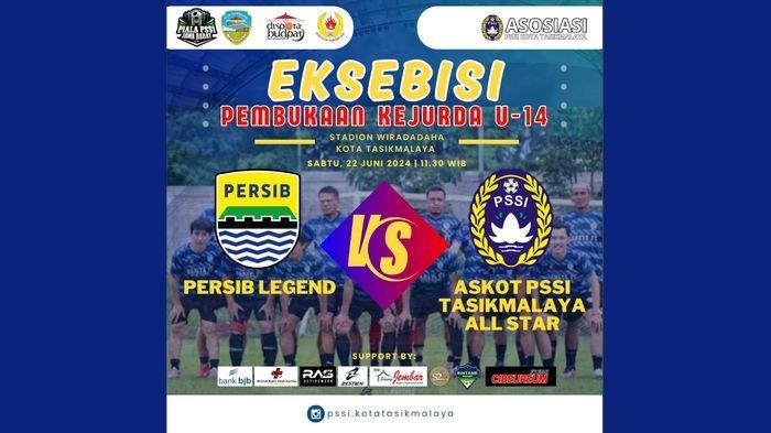 Persib Legend vs Askot PSSI Tasikmalaya All Star di Stadion Wiradadaha, Besok, Buka Kejurda U14