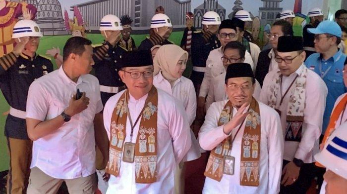 Ridwan Kamil dan Suswono diantara 12 perwakilan parpol pengusung mendaftar ke KPU DKI Jakarta, Rabu 28 Agustus 2024.