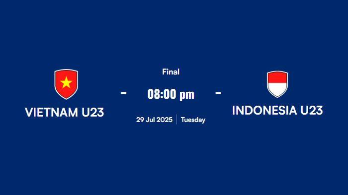 FINAL PIALA AFF - Jadwal Timnas U23 Indonesia vs Vietnam di final Piala AFF U23 2025 atau ASEAN Cup U-23 2025.