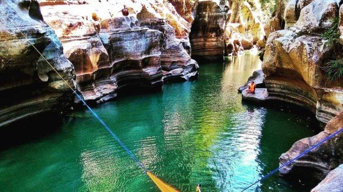 Tonjong Canyon, salah satu tempat wisata Tasikmalaya.(instagram.com/tatonjongcanyon_)