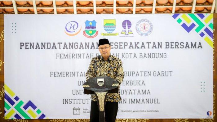Universitas Terbuka sepakat menandatangani Kesepakatan Bersama dengan Pemerintah Daerah Kota Bandung (30/8)