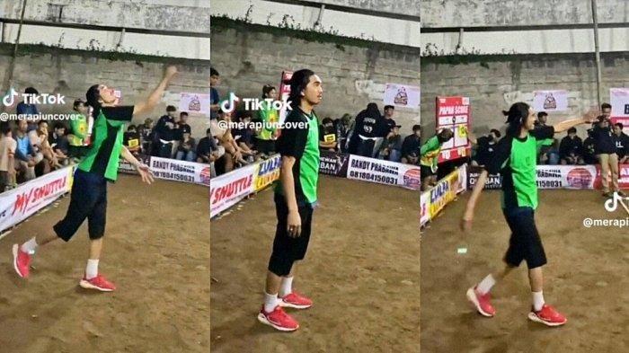 Duta Sheila On 7 ikut lomba voli 17 Agustus di kampungnya.