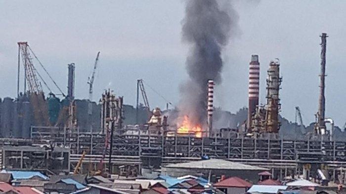 Ilustrasi. foto ini merupakan Kilang pengolahan minyak PT Pertamina (Persero) Refinery Unit V Balikpapan terbakar, pada 2022.