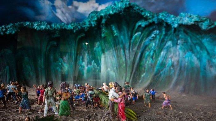 DIORAMA tsunami di Museum Tsunami Aceh, Jalan Iskandar Muda, Kota Banda Aceh.