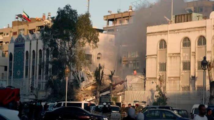 srael Serang Gedung Konsulat Iran di Suriah