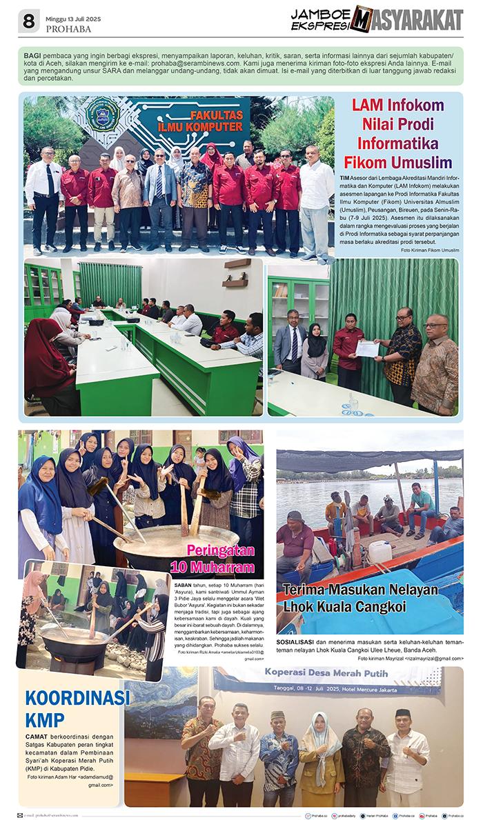 Jamboe Ekspresi Masyarakat Edisi Jumat 18 Juli 2025
