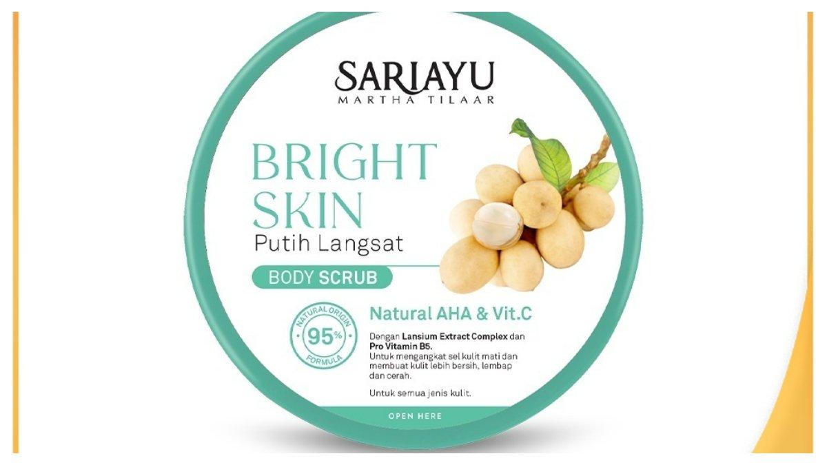 SARIAYU Bright Skin Putih Langsat Body Scrub