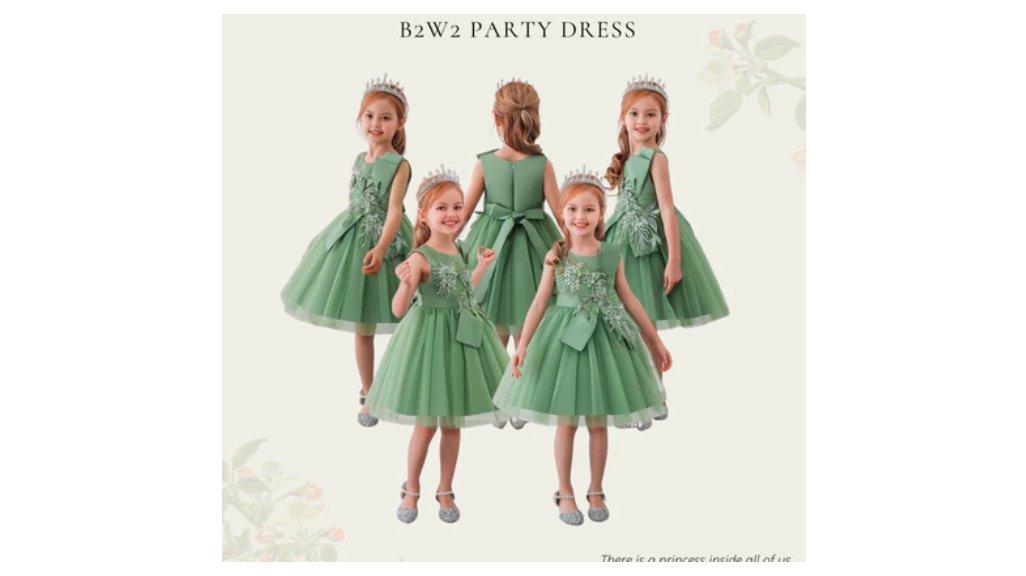 1T-9T Dress Pesta Anak Perempuan Premium