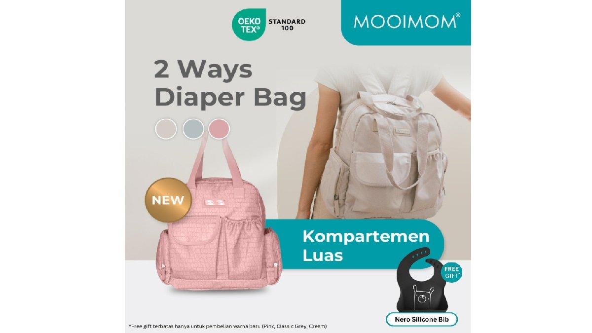 Rekomendasi Diaper Bag/ 2 Ways Diaper Bag MOOIMOM.