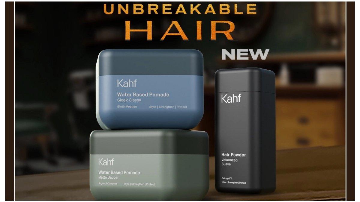 Pomet Rambut 3 Varian Pomade Kahf, Produk Styling Rambut Pria Terbaru dengan ...