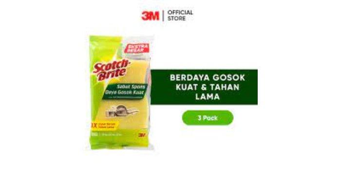 3M Scotch-Brite Sabut Tough Clean Scrub Pad 1-17