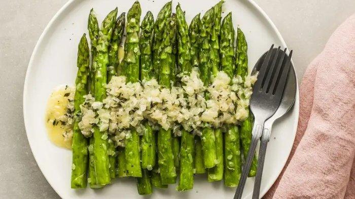 Ilustrasi sayur asparagus.