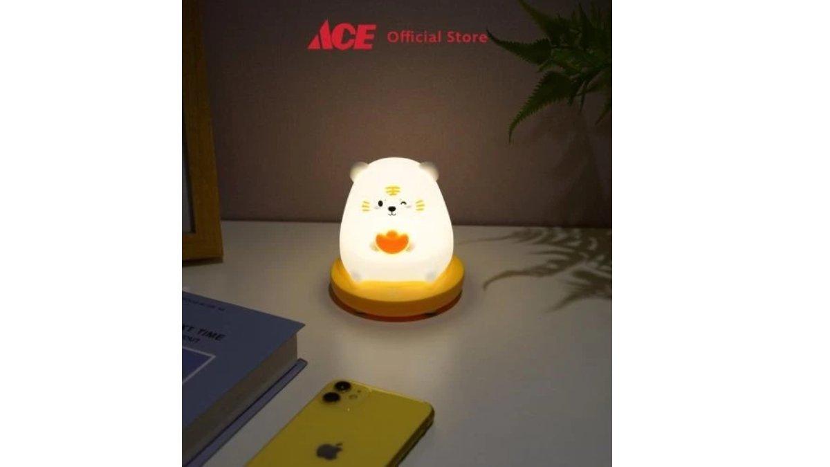 ACE Eglare Lampu Tidur Rechargeable Tiger Night Lamp