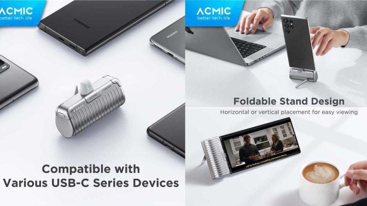 Ilustrasi power bank ACMIC MINIGO