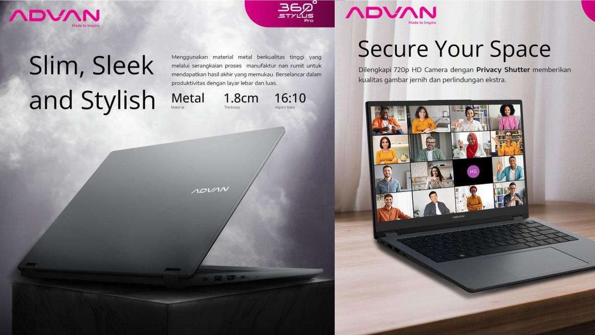 Desain ADVAN 360 Stylus Pro