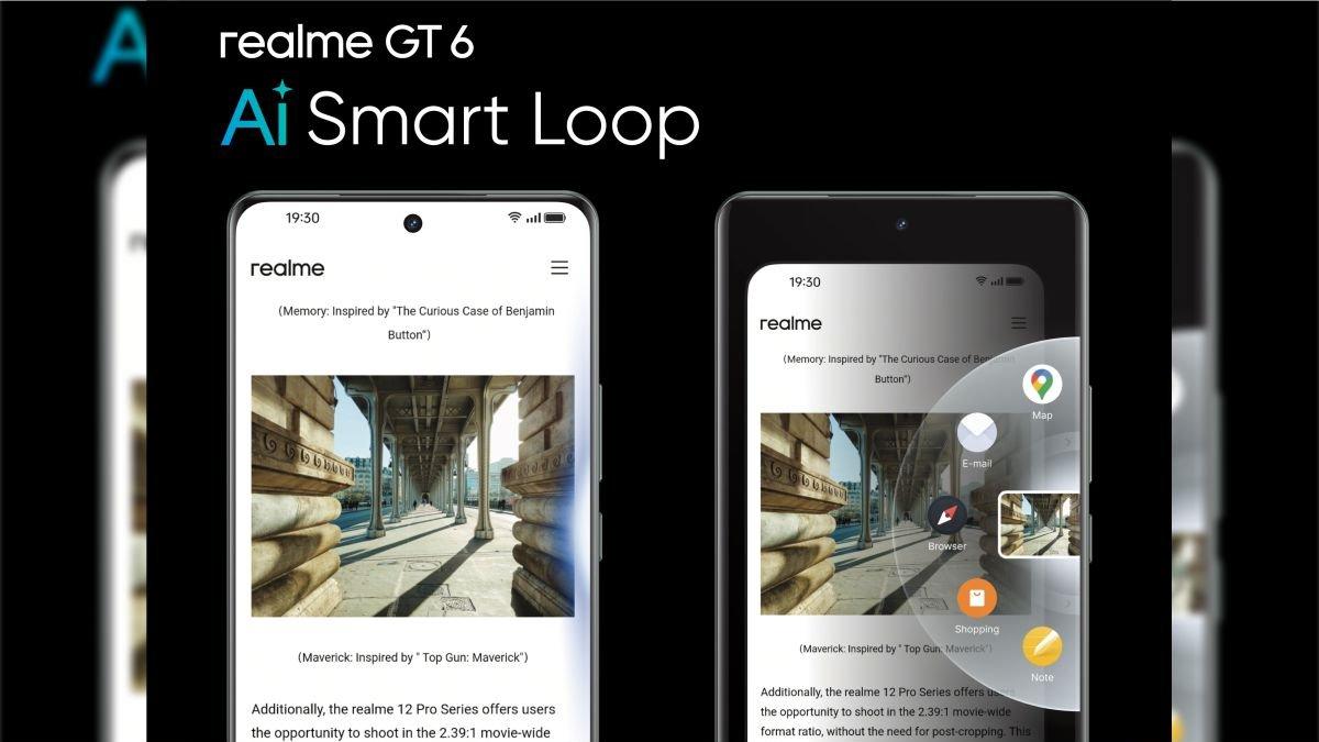 Ilustrasi fitur AI Smart Loop yang dibawa hadir realme GT 6
