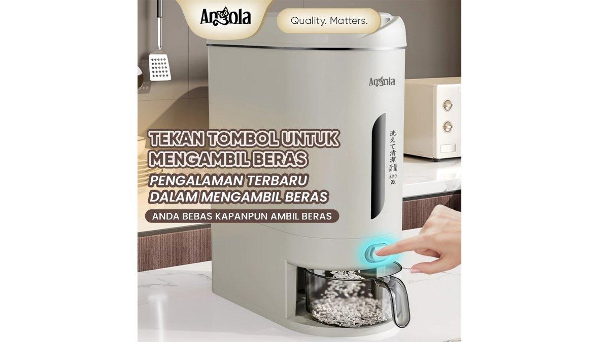 ANGOLA Dispenser Beras Otomatis 5-10KG E29-E31