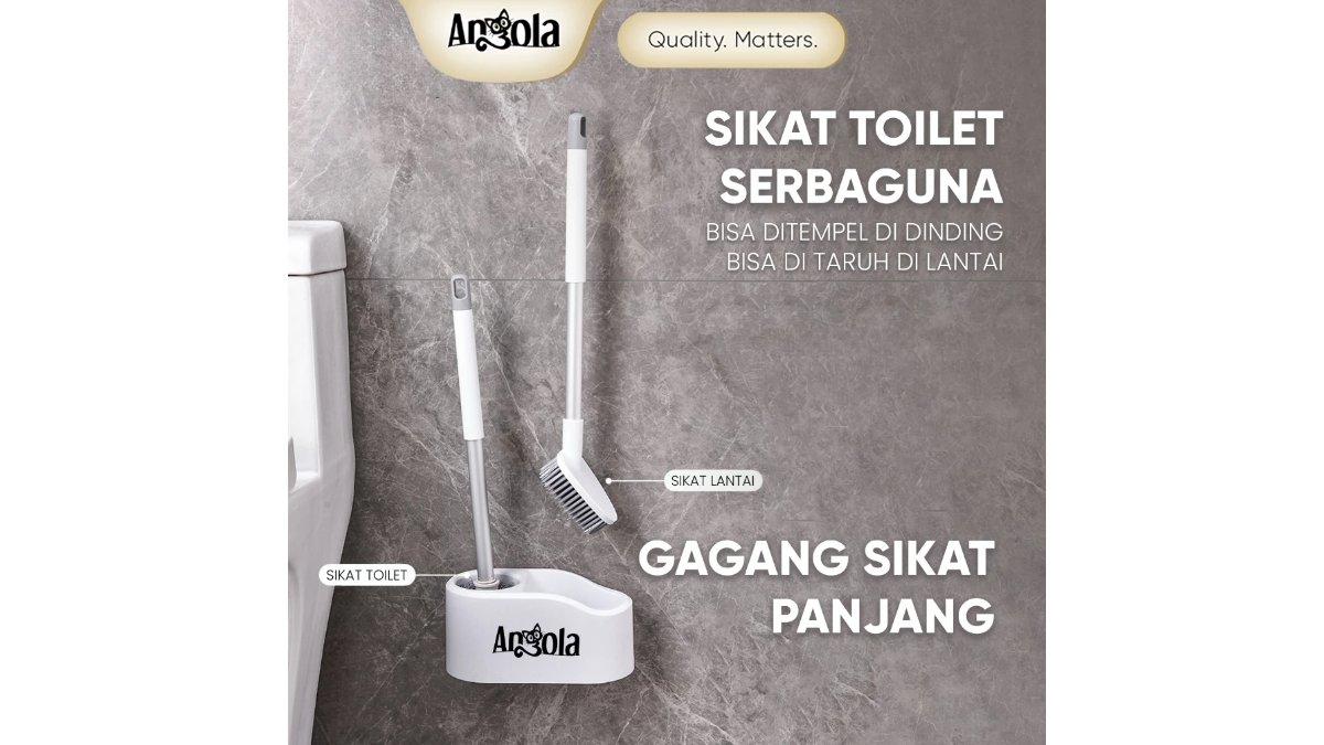 ANGOLA Sikat Kloset Duduk/Jongkok 2IN1 D83