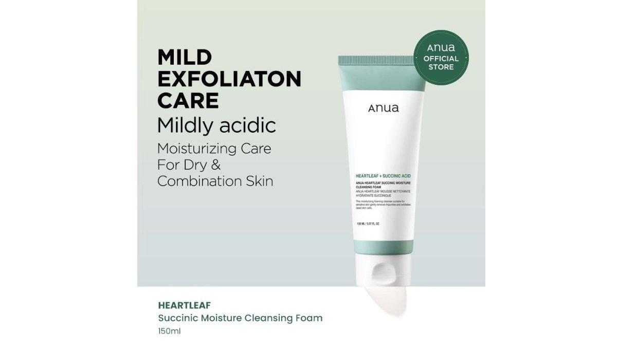 ANUA Heartleaf Succinic Moisture Cleansing Foam