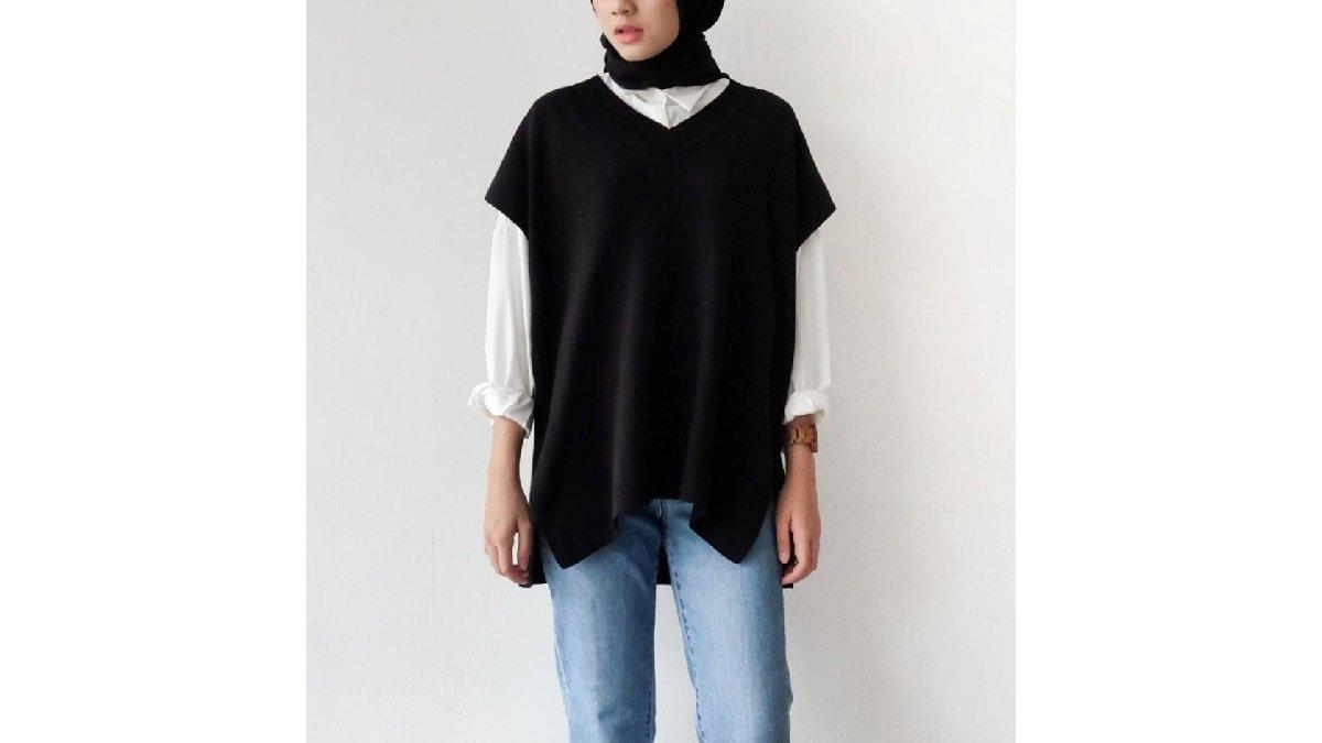 ARTWO Rompi Wanita Bigsize Mita Vest Rajut Premium