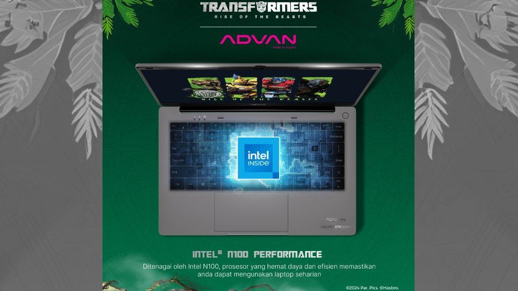 Advan Laptop TBOOK X TRANSFORMER Desain Premium