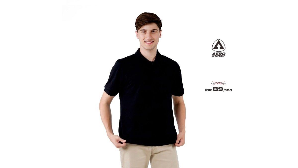 Aerostreet Polo Shirt Hans Black