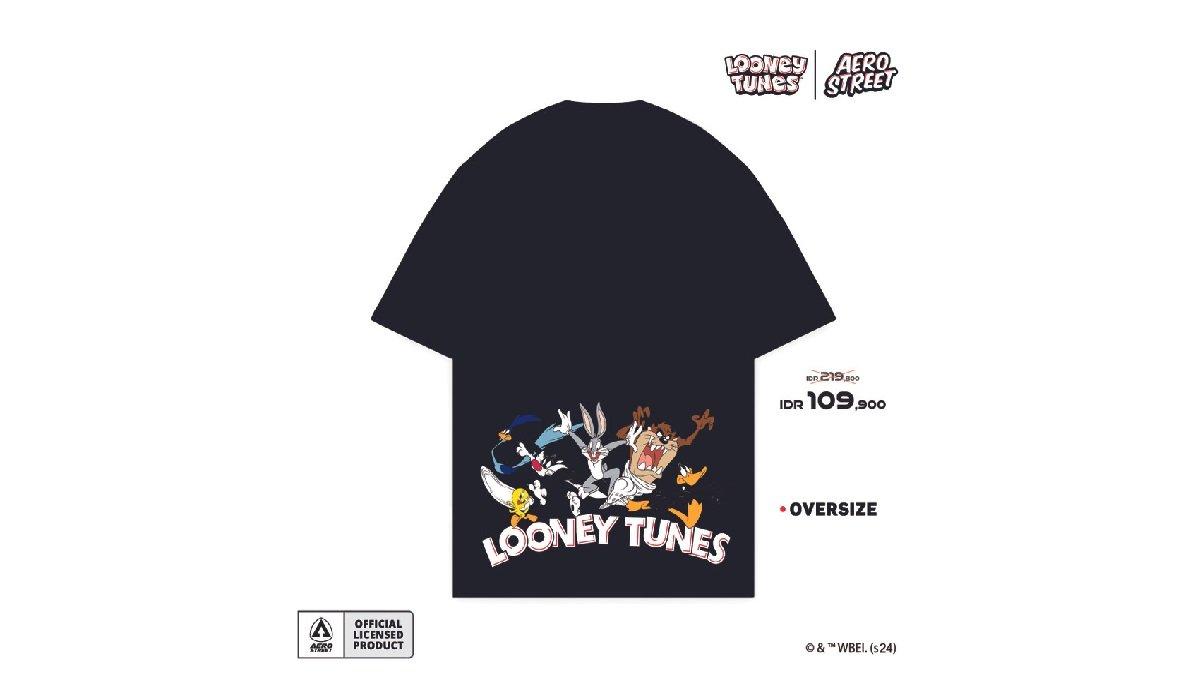 Aerostreet T Shirt Oversize Looney Tunes Family 