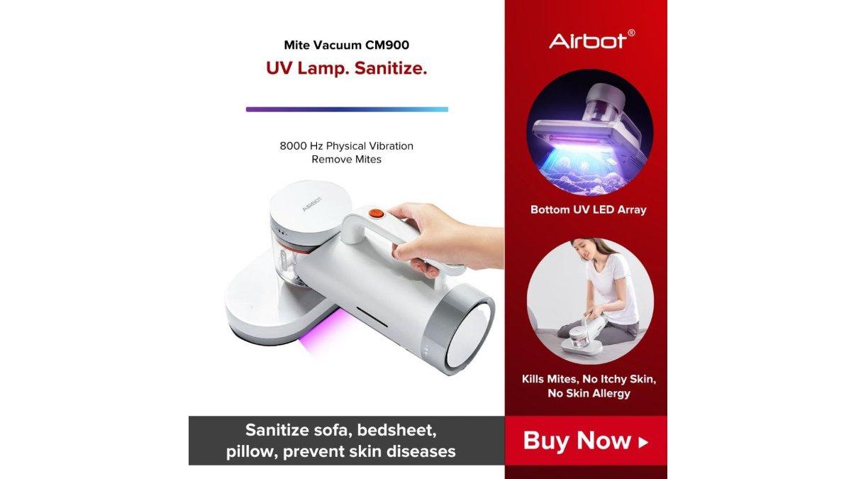 Airbot UV Anti Dust Mite Vacuum Cleaner HEPA