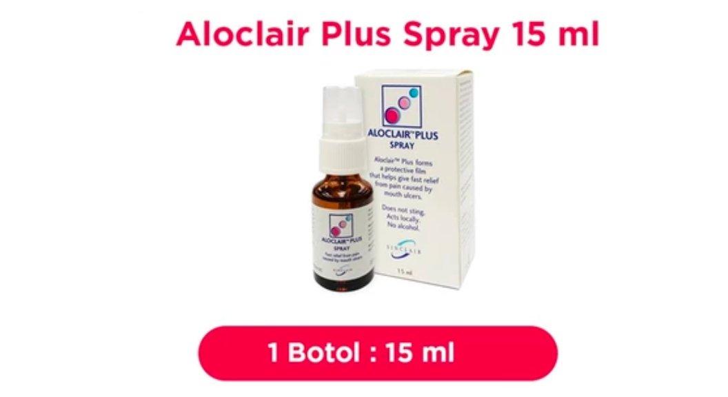 Aloclair Plus Spray 15 Ml Untuk Sariawan Anak